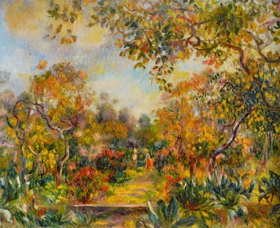 Paysage à Beaulieu - Pierre Auguste Renoir